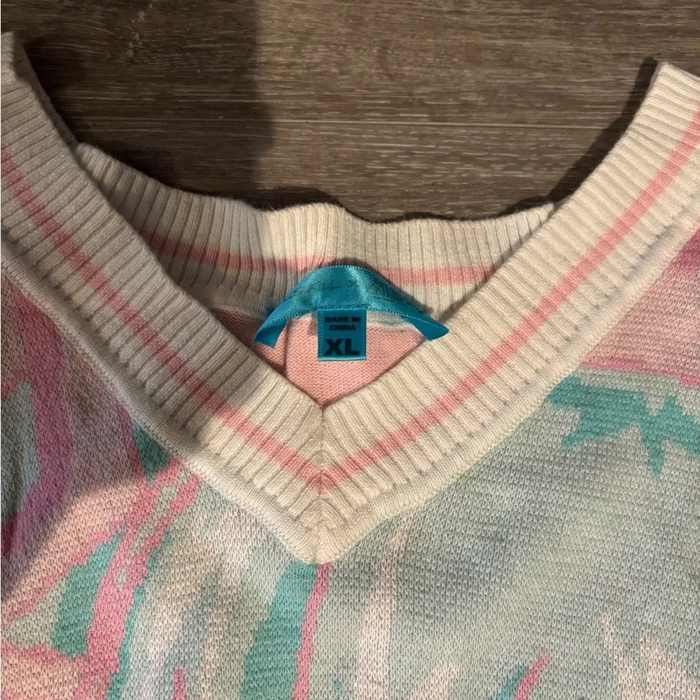 Dolls Kill Hatsune Miku Sweater Vest Size XL - Picture 2 of 2